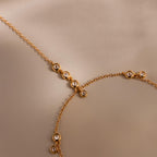Diamond Cluster Hand Chain Bracelet