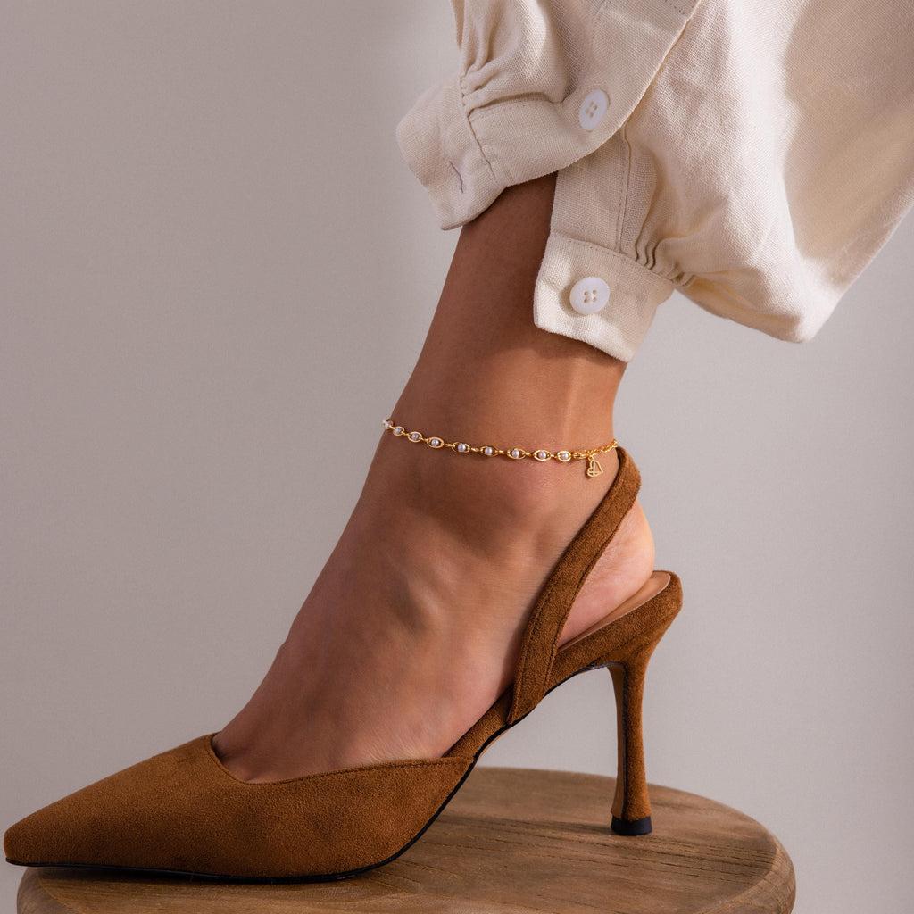 Eternity Pearl Anklet