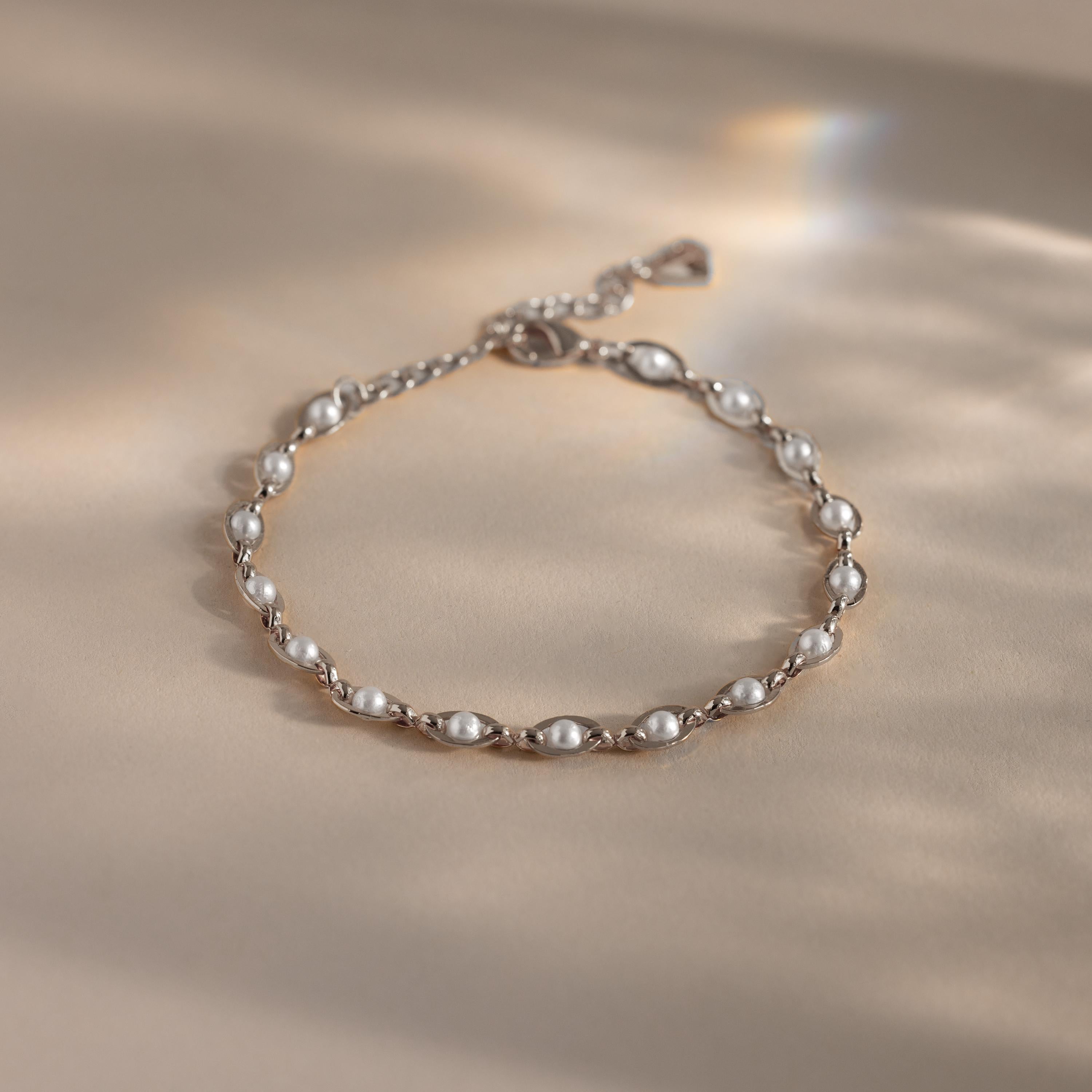 Eternity Pearl Anklet