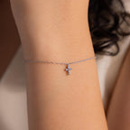 Dainty Cross Charm Bracelet