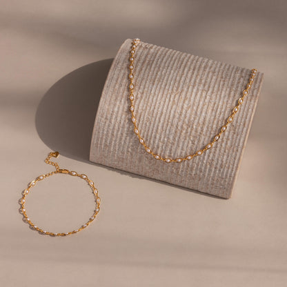 Eternity Pearl Choker Necklace