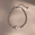 Pearl Charm Beaded Bracelet