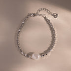 Pearl Charm Beaded Bracelet