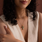 Jade Cross Necklace