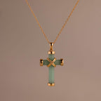 Jade Cross Necklace