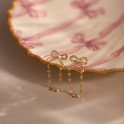 Bow Chain Studs
