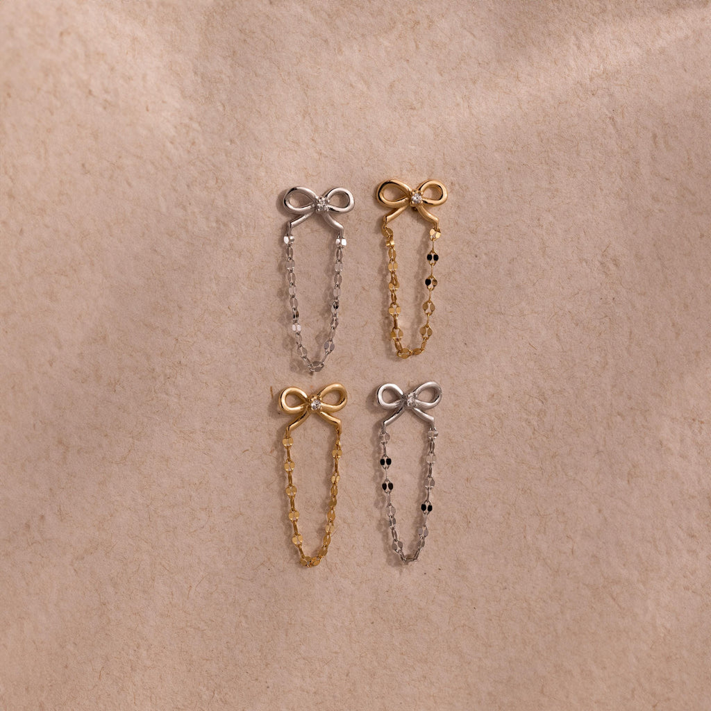 Bow Chain Studs