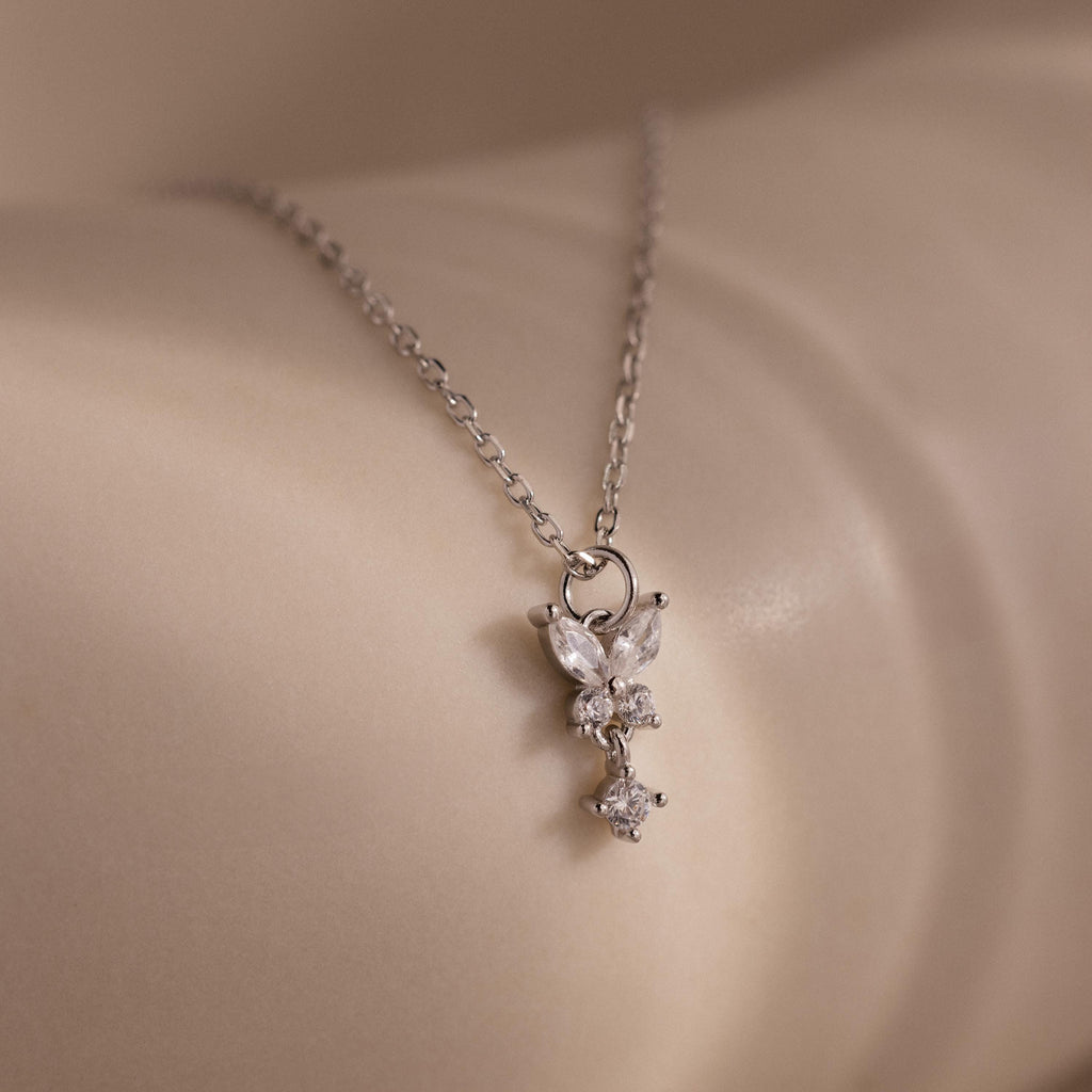 Butterfly Drop Necklace