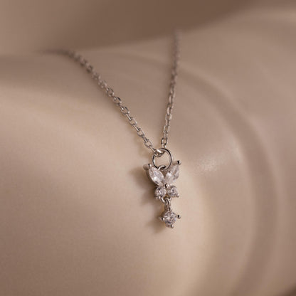 Butterfly Drop Necklace