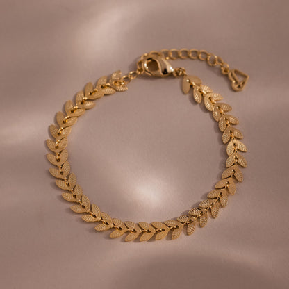 Leaf Link Bracelet