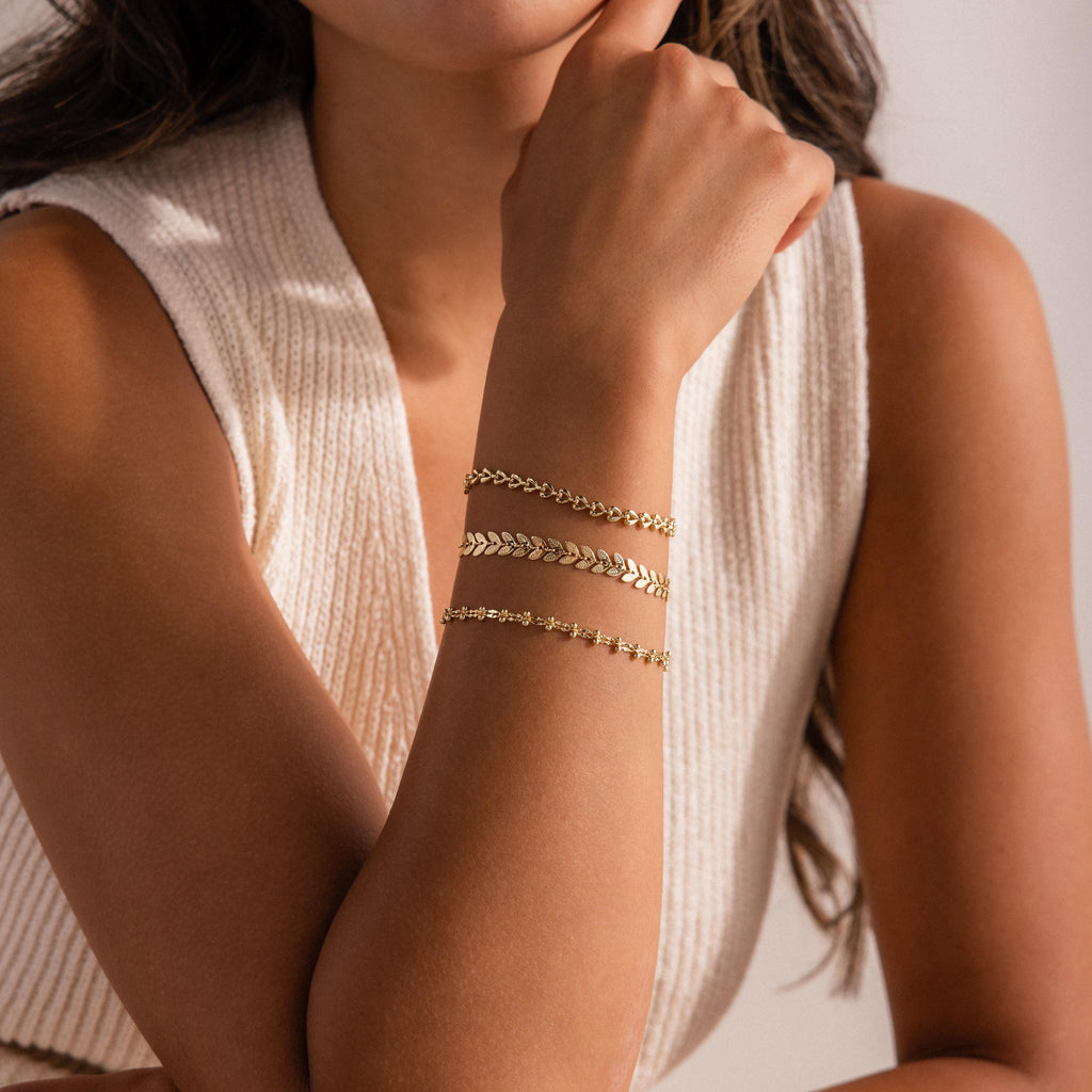 Leaf Link Bracelet