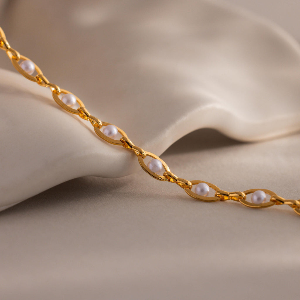 Eternity Pearl Anklet