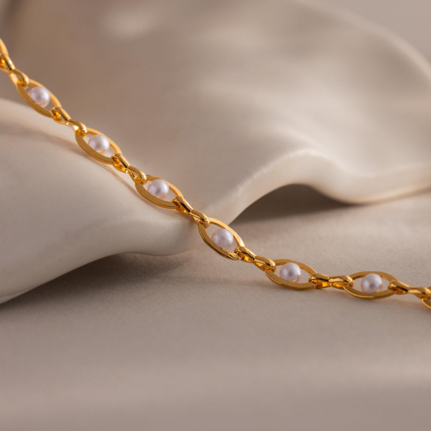 Eternity Pearl Anklet