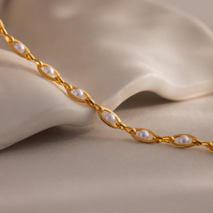 Eternity Pearl Anklet