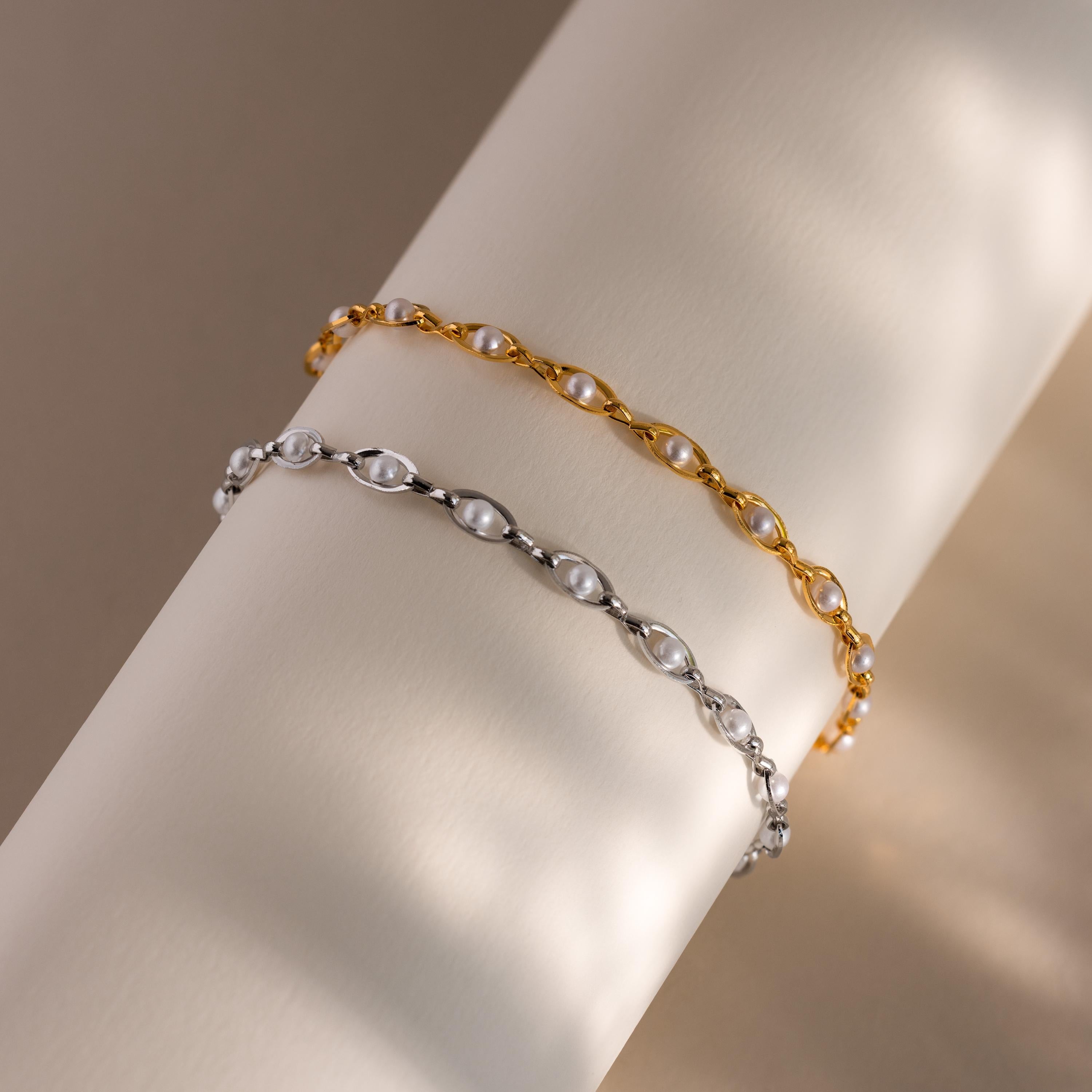 Eternity Pearl Anklet