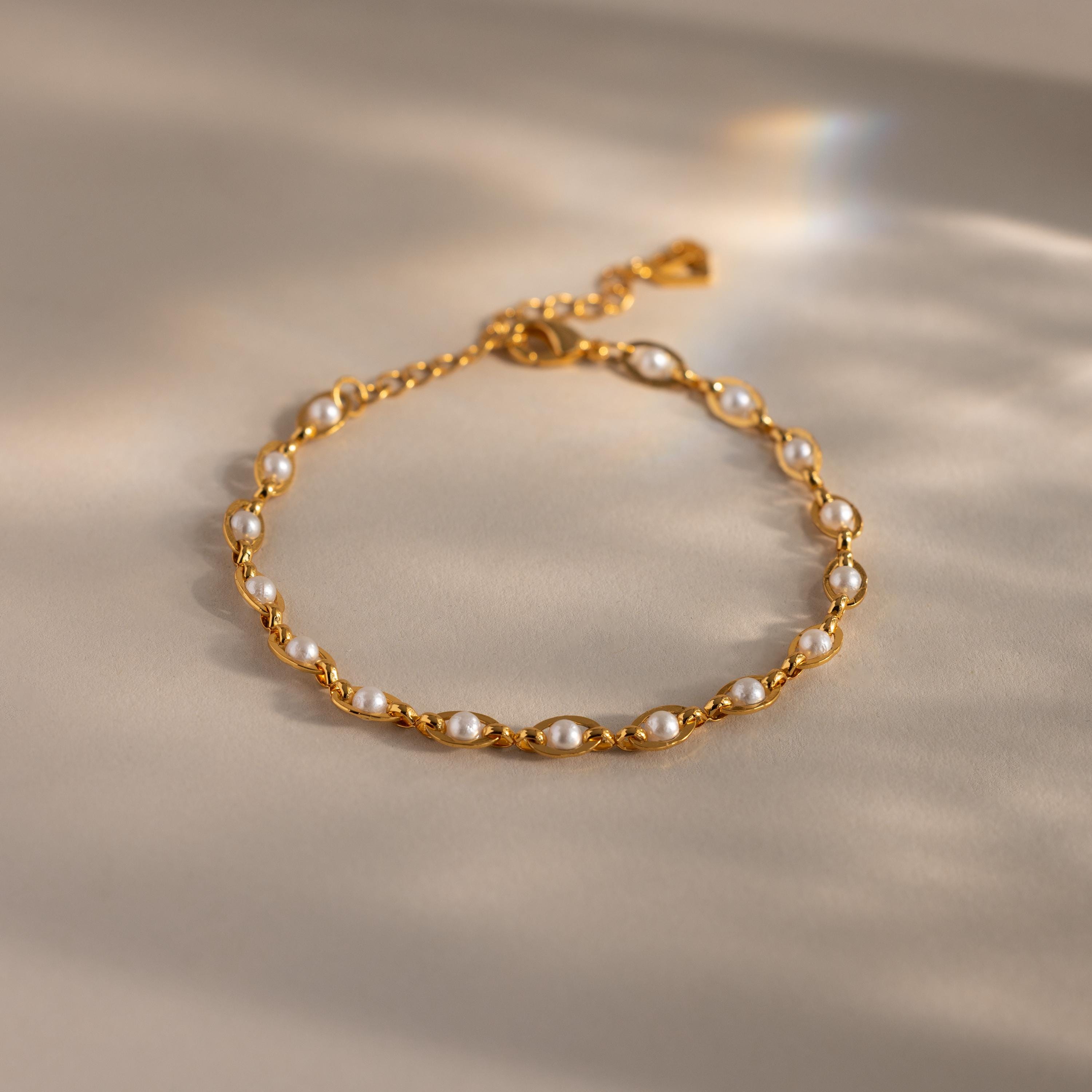 Eternity Pearl Anklet