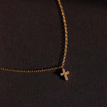 Dainty Cross Charm Bracelet