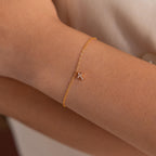 Dainty Cross Charm Bracelet