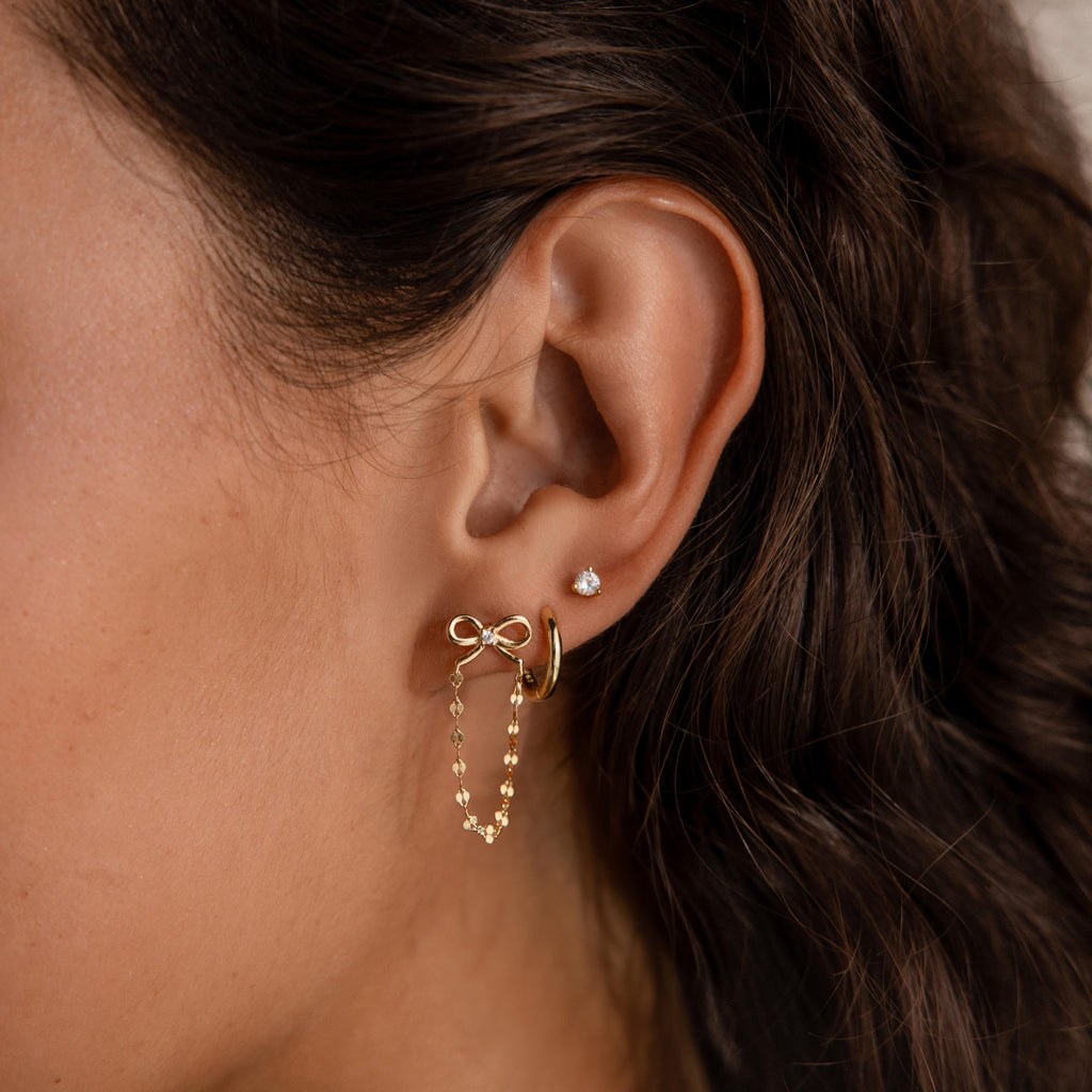 Bow Chain Studs