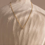 Diamond Bow Necklace
