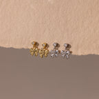 Bow Drop Studs