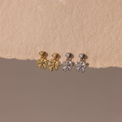 Bow Drop Studs