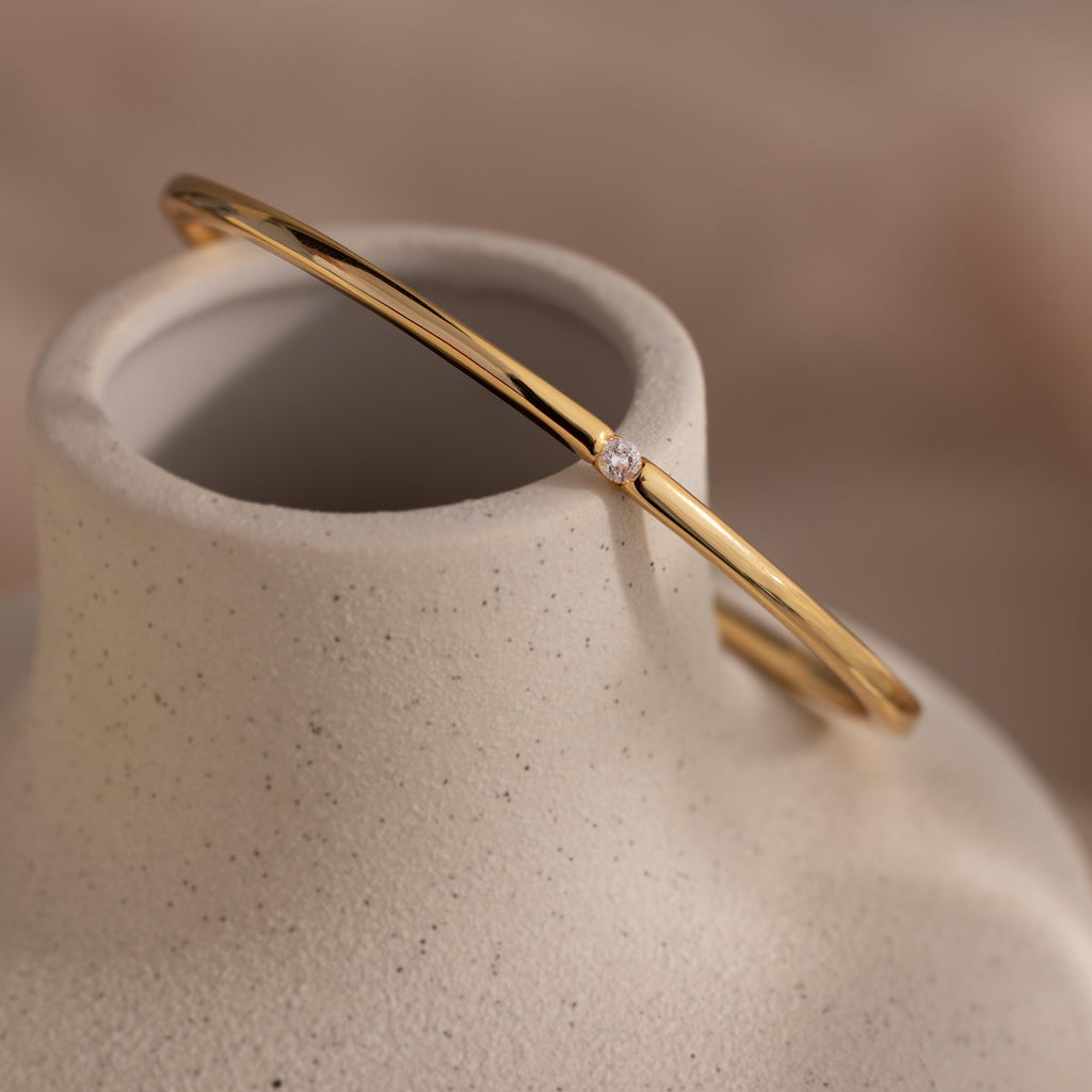 Skinny Diamond Bangle