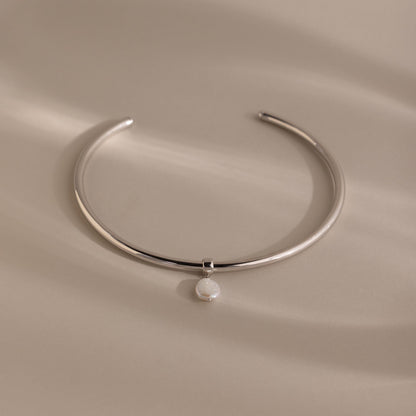 Pearl Cuff Choker Necklace