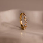 Diamond Cluster Eternity Ring