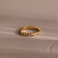 Diamond Cluster Eternity Ring