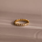 Diamond Cluster Eternity Ring