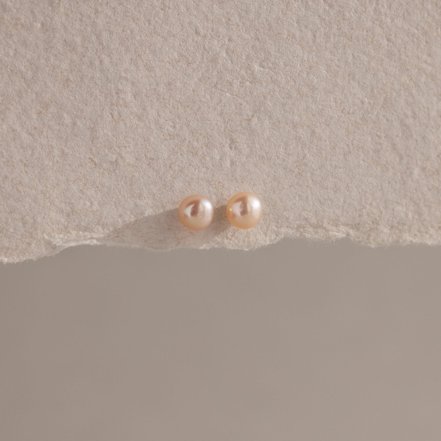 Pink Pearl Studs