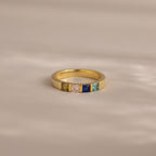 Multiple Birthstone Band
