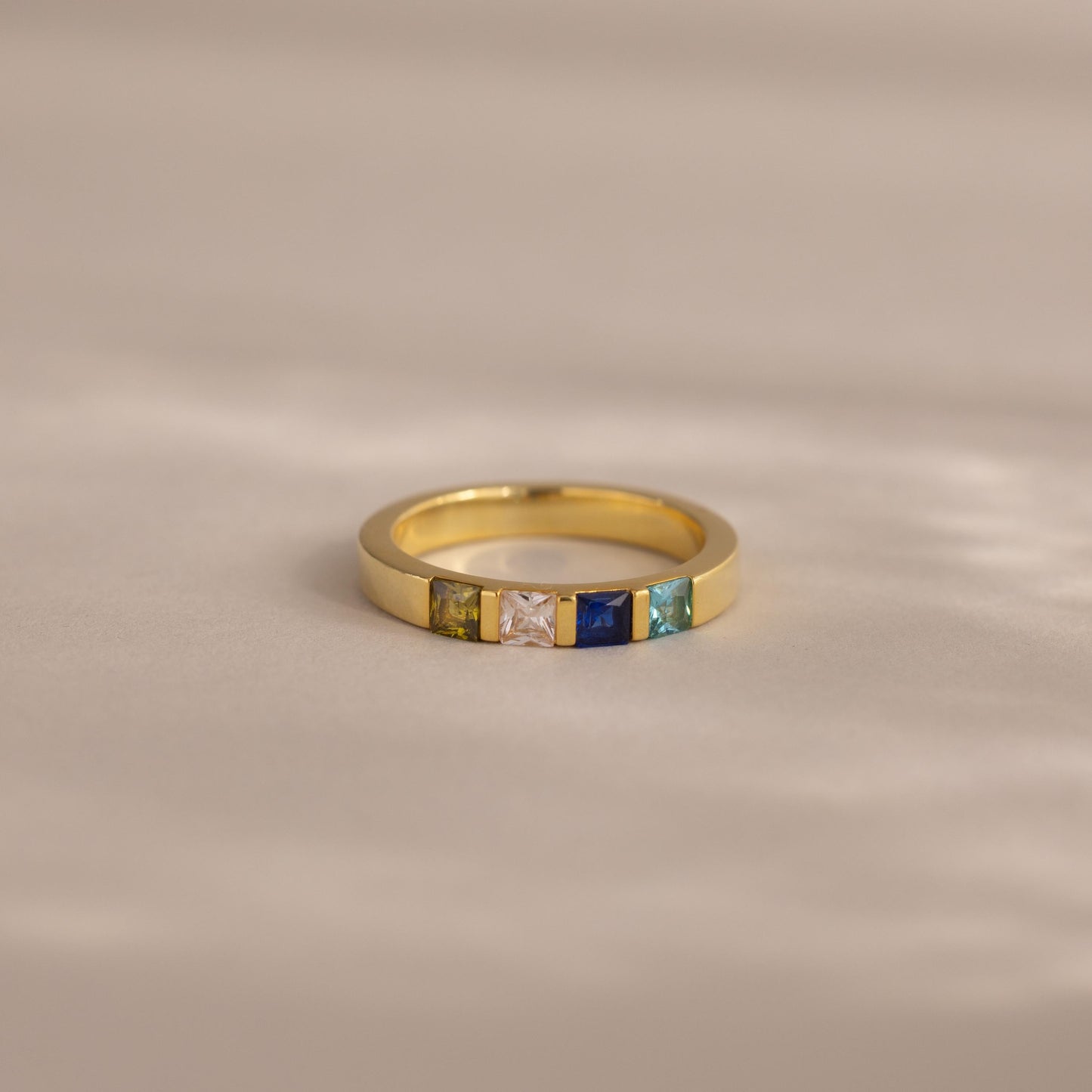 Multiple Birthstone Band