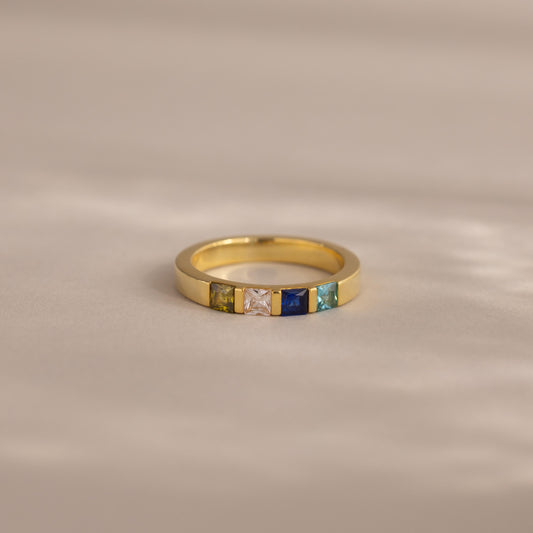 Multiple Birthstone Band
