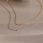 Dainty Paperclip Necklace