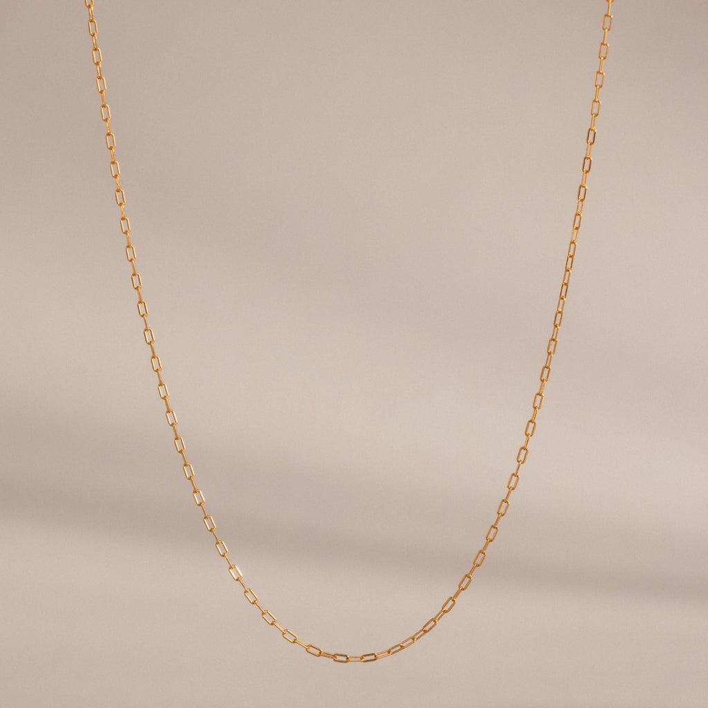 Dainty Paperclip Necklace