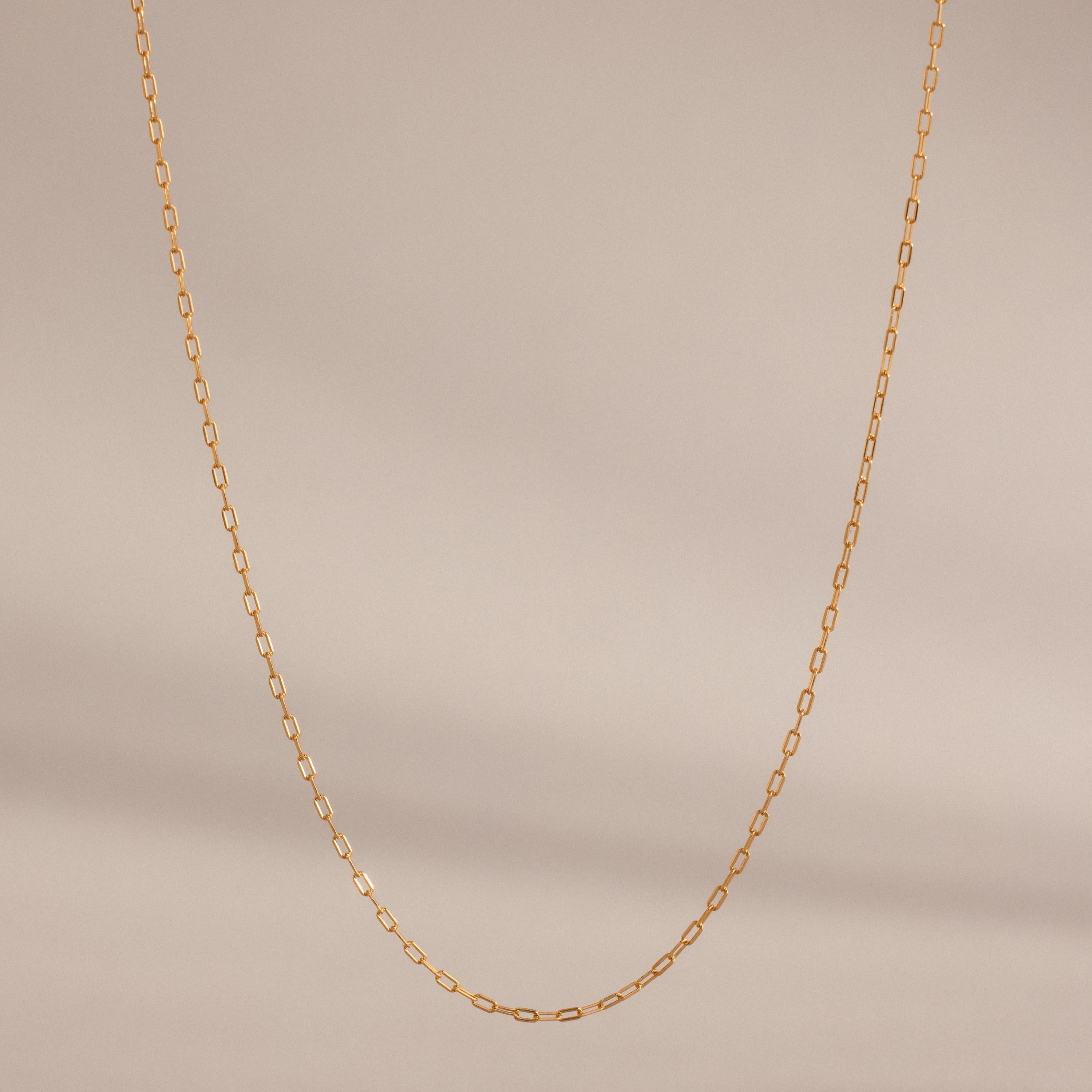 Dainty Paperclip Necklace