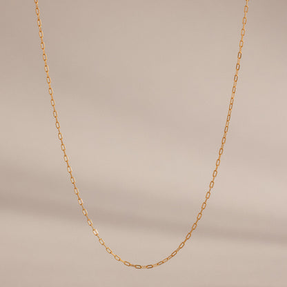 Dainty Paperclip Necklace