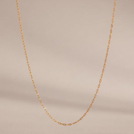 Dainty Paperclip Necklace