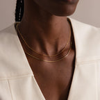 Dainty Herringbone Necklace