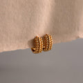 Beaded Chunky Hoops