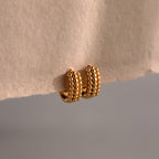 Beaded Chunky Hoops