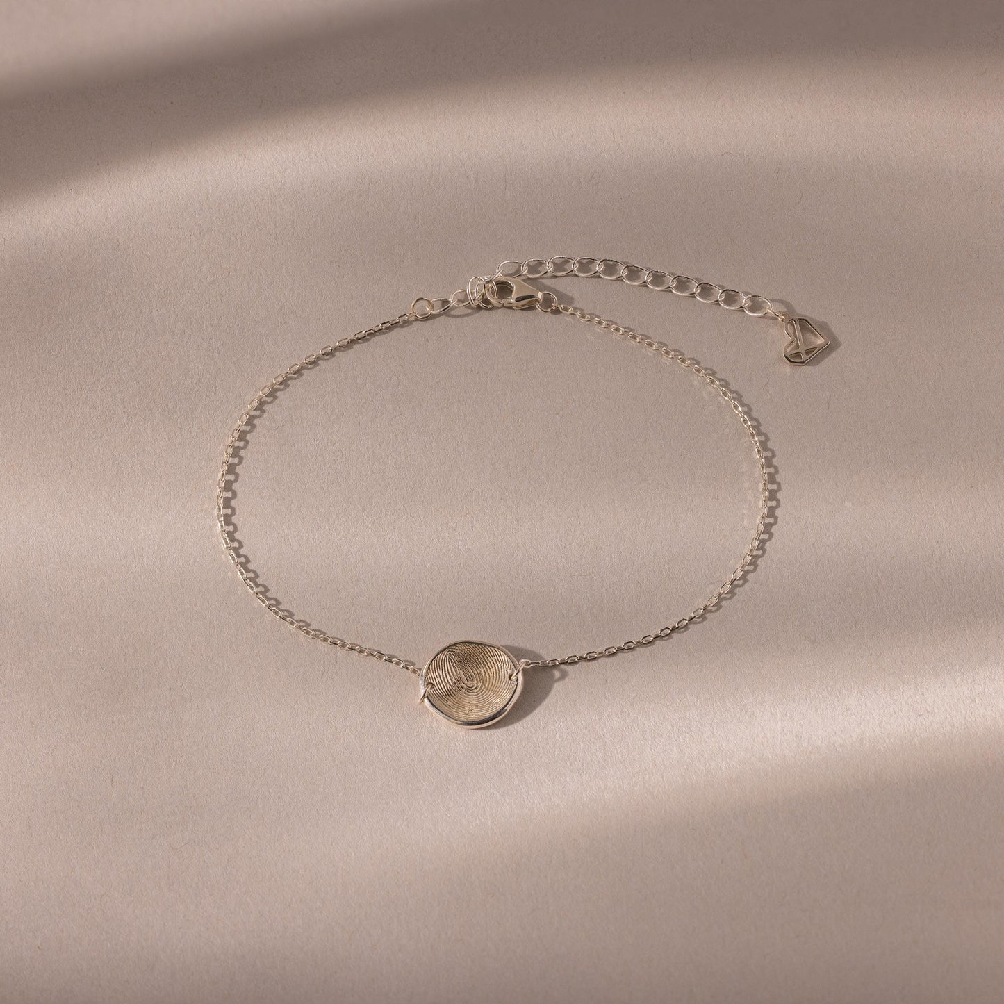 Dainty Organic Fingerprint Bracelet