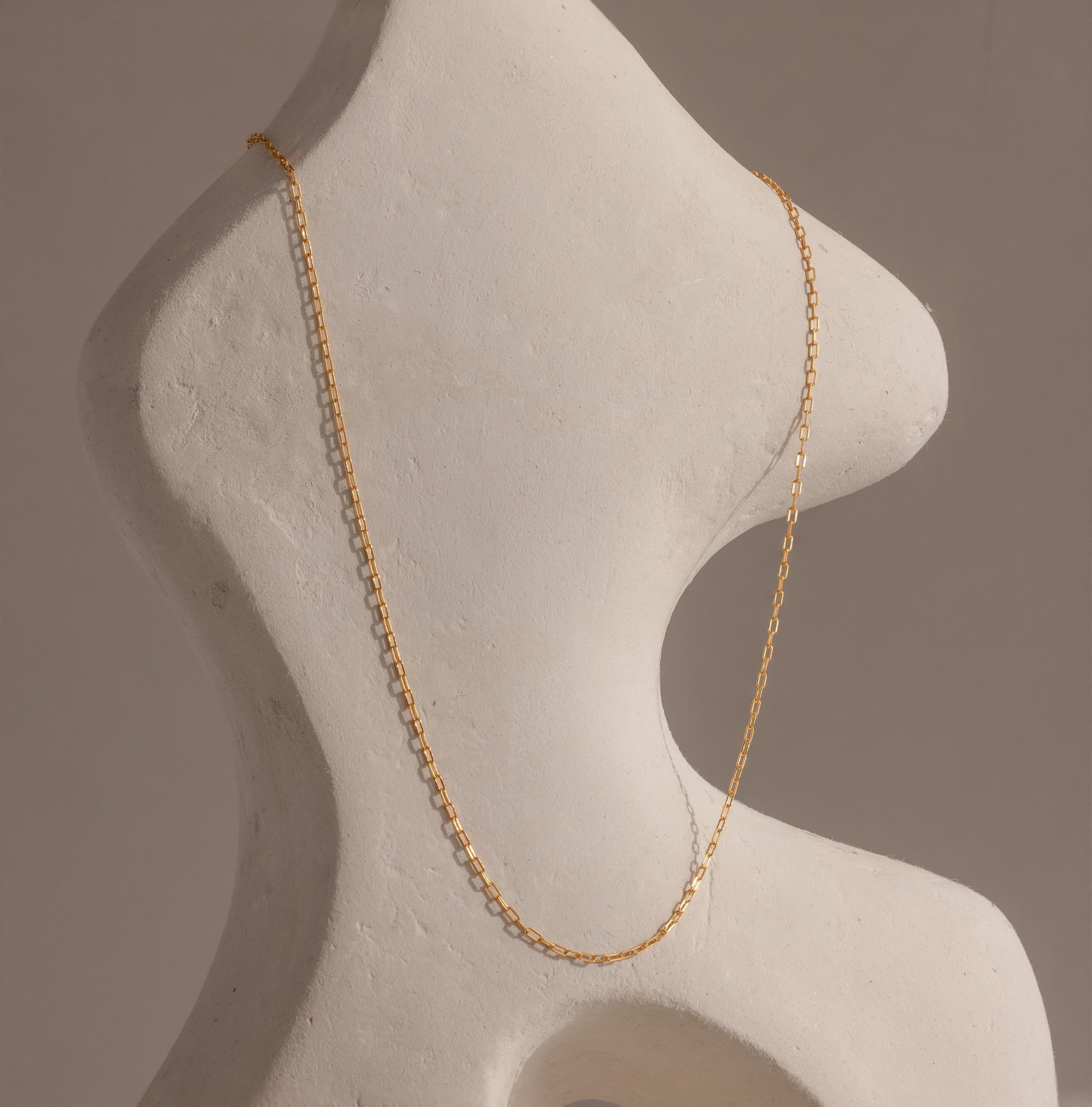 Dainty Paperclip Necklace
