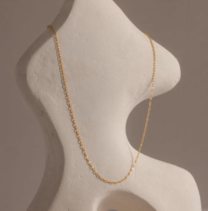 Dainty Paperclip Necklace