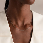 Dainty Paperclip Necklace