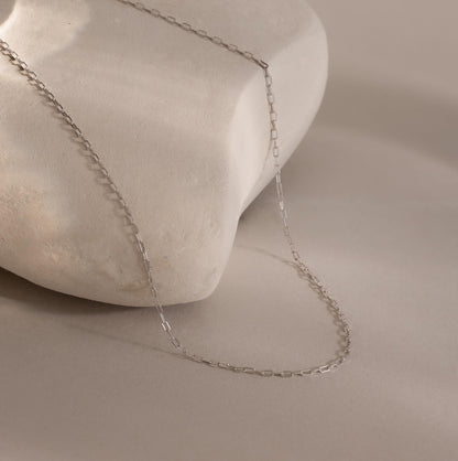 Dainty Paperclip Necklace