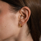 Beaded Chunky Hoops