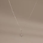 Diamond Poinsettia Necklace
